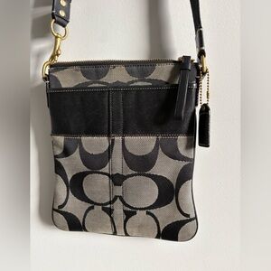Coach Signature Stripe Swingpack